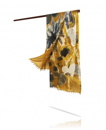 Палантин Женский W40-LA.PEINTURE/JAUNE